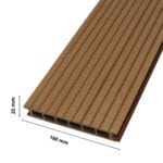Deska tarasowa kompozytowa 25x160mm komorowa ORZECH Gamrat WPC