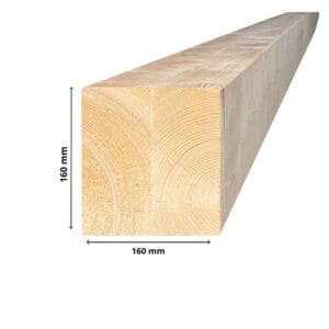 Kantówka DUO 160x160 (13,5m) C24 Si